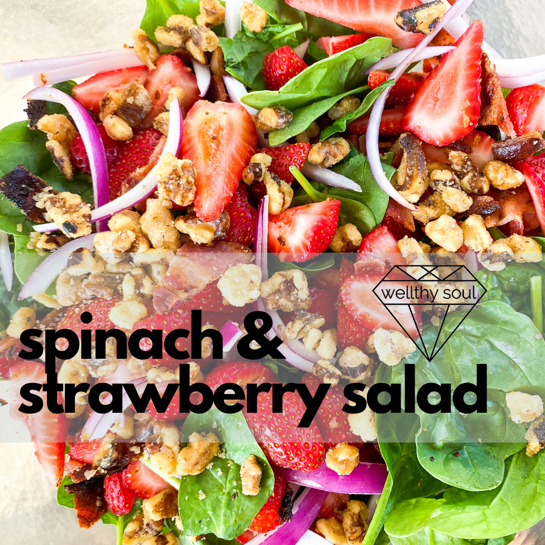 Spinach and Strawberry Summer Salad - Crowd Favorite Recipe